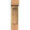 Ekena Millwork Legacy Block Smooth Bracket w/ Offset Brace, Western Red Cedar, 5 1/2"W x 14"D x 22"H BKT0604X14X22LEC05SWR - alternate 2